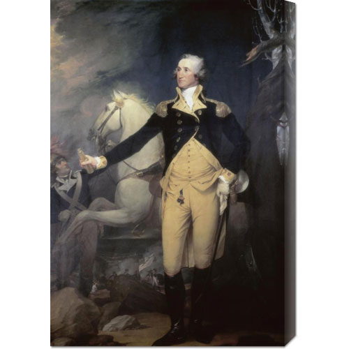 Picture of Bentley Global Arts dba American Walls GCS-282578-30-142 Robert Muller &apos;Portrait of General George Washington&apos; Stretched Canvas