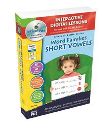 Picture of Classroom Complete Press CC7112 Word Families: Short Vowels