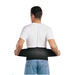 200236 Work Sport Back Support- Black Large