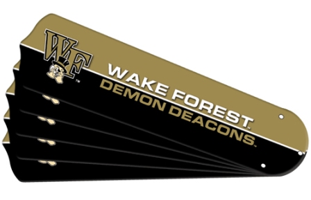 Ceiling Fan Designers New NCAA Wake Forest Demon Deacons Ceiling Fan Blade Set