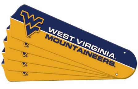Picture of Ceiling Fan Designers 7990-WVU New NCAA WEST VIRGINIA MOUNTAINEERS 52 in. Ceiling Fan Blade Set