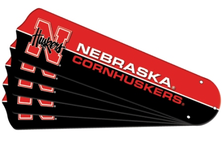 Picture of Ceiling Fan Designers 7992-NEB New NCAA NEBRASKA CORNHUSKERS 42 in. Ceiling Fan Blade Set