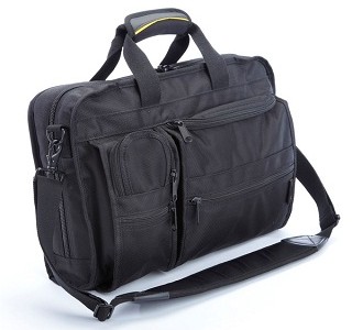 Picture of A. Saks BC-2 Ballistic Nylon Organizer Brief With Laptop Compartment