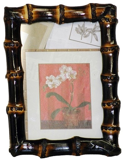 Picture of Bamboo Fifty Four 1624 Frame Bamboo Root 5x7 Burnt