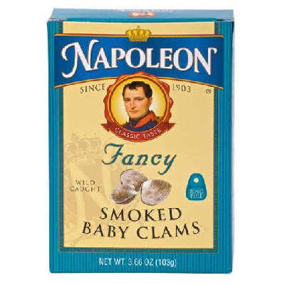 Picture of Napoleon Co. BG16122 Napoleon Co. Baby Clams Smoked - 1x3.66OZ