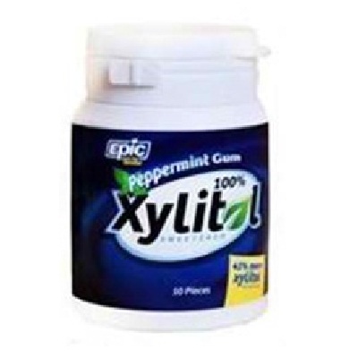 Picture of Epic Dental BG12813 Epic Dental Xylitol Gum Peppermint - 1x50 CT