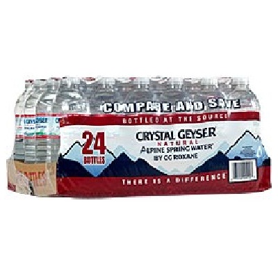 Picture of Crystal Geyser BG11777 Crystal Geyser Alpine Spring Water - 24x500ML