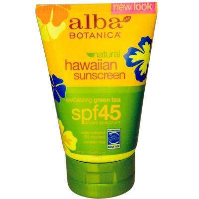 Picture of Alba Botanica AY44878 Alba Botanica Sunscreen Green Tea Spf 45 - 1x4 Oz