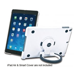 Aidata USA  White iPad Air Stand  (White/Black Ring) for iPad Air