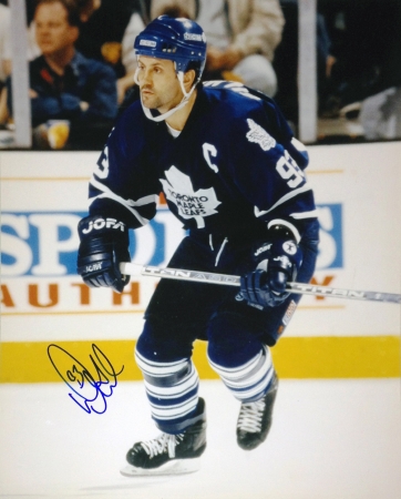 Doug Gilmour Signed 8x10 Toronto Maple Leafs Photo - Blue -  Autograph Authentic, AAHPH30264