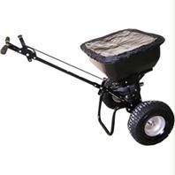 Commercial Broadcast Spreader with Direct Rod Control - Black 130 Pound