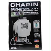 Picture of Chapin Manufacturing&#44; P-Commercial Duty Backpack Sprayer- Black-white 4 Gallon