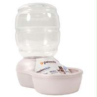 Picture of Petmate Inc-Replendish Waterer With Microban- Pearl White .5 Gallon
