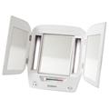 Jerdon Style JGL10W 5X-1X Euro Fluorescent Lighted Makeup Mirror, White Jerdon Style JGL10W 5X-1X Euro Fluorescent Lighted Makeup Mirror, White