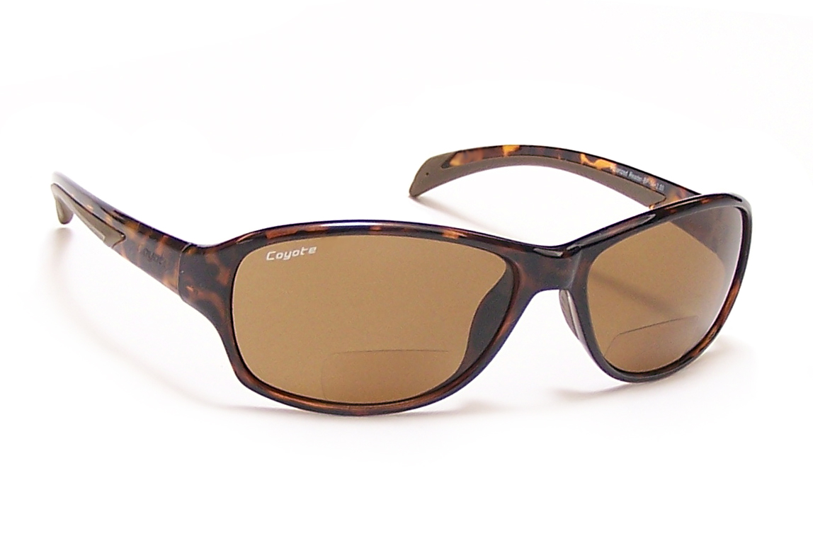 Coyote Eyewear BP-14 Plus 2.00 tortoise-brown BP-14 Polarized Reader Sunglass