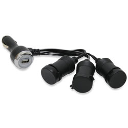 Picture of MobileSpec MS211USBBL 4-Way 12-Volt and USB Adapter