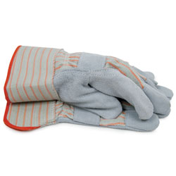 Split Cowhide Leather Palm Gloves Medium