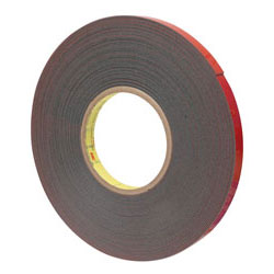 Picture of 3M MS-6382 .5 x 20Yds Automotive Attachment Acrylic Plus Foam Tape - 1.2mm Thickness Blk