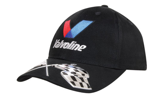 Brushed Heavy Cotton Twill Cap - Black - One Size Fits All