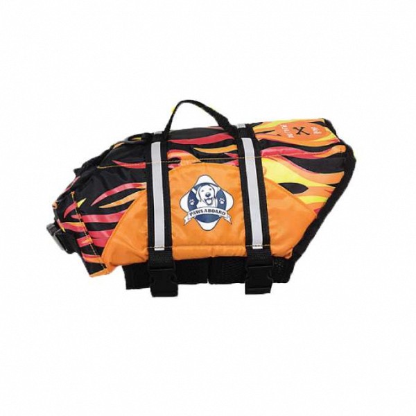 Picture of Paws Aboard F1300 Doggy Life Jacket S Flames