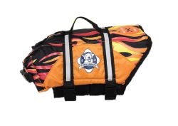 Picture of Paws Aboard F1400 Doggy Life Jacket M Flames
