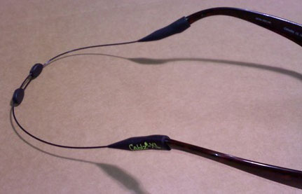 Picture of Cablz&#44; Inc ZipzXLB14 Cablz Zipz XL Adjustable Sunglasses Holder Black 14in