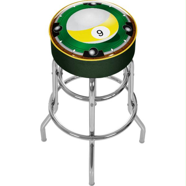 9-Ball Padded Bar Stool - Made In USA