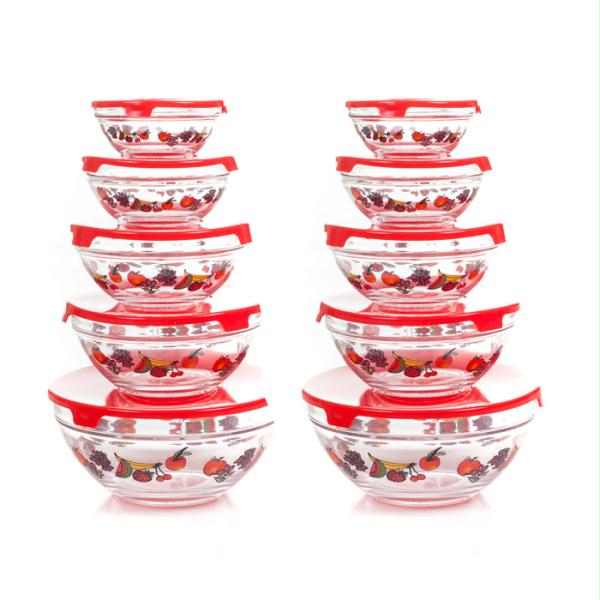 Picture of Chef Buddy 20 Piece Glass Bowl Set