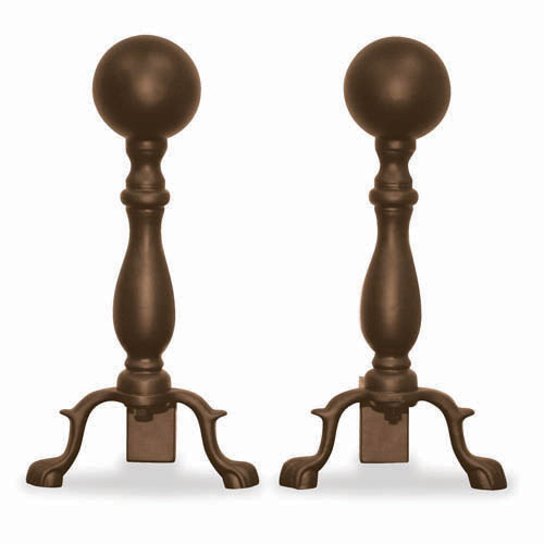 Picture of Import A-5817 Ball Andirons with Short Shank
