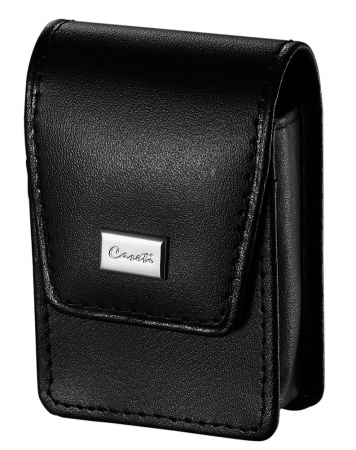 CALA002 Americano Soft Black Leather Lighter Case