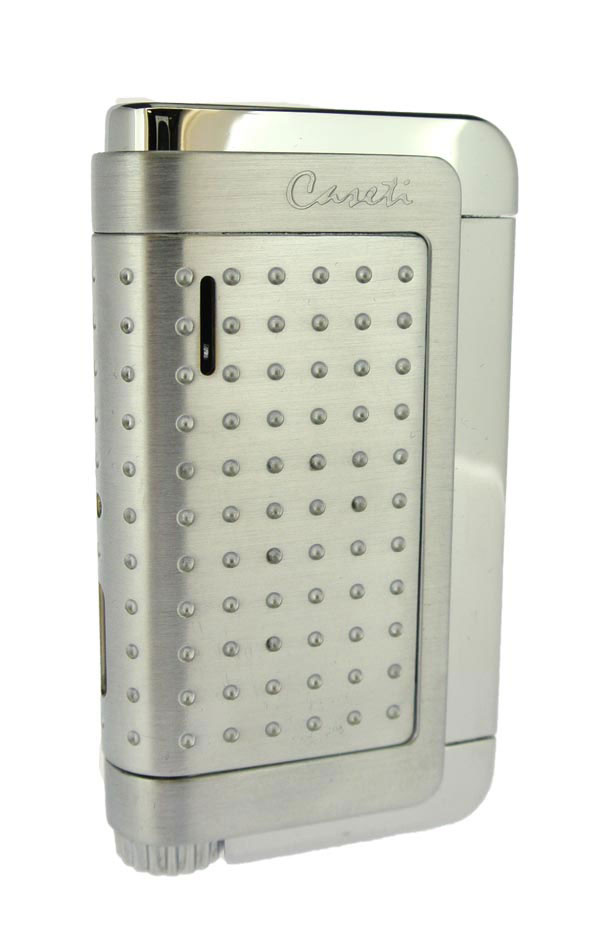 Picture of Caseti CAL282CP Caseti Southway Brushed and Polished Chrome Plated Single Jet Flame Lighter