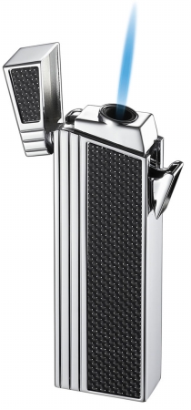 Picture of Caseti CAL247BCF Caseti Chrome Double Designed Compact Torch Flame Lighter