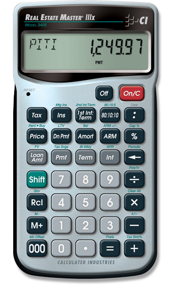 Picture of Calc Industries Cal3405 Calc Ind 3405 - Realestate Master Iiix