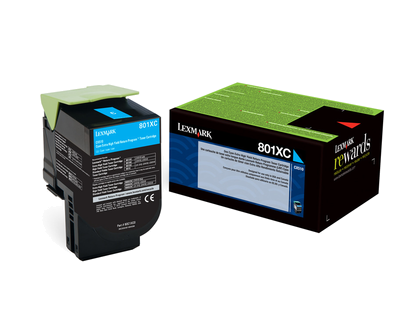 Picture of Lexmark Lex80C1Xc0 Lexmark Br Cx510De - 1-Xhi Rtn Prog Cyan