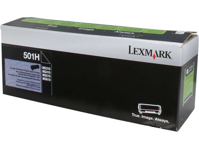 Picture of Lexmark Lex50F1H00 Lexmark Br Ms310D - 1-Hi Rtn Prog Black