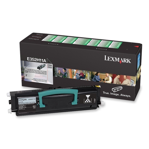 Picture of Lexmark Lexe352H11A Lexmark Br E350-E352 - 1-Hi Rtn Prog Black
