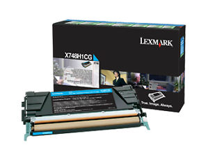 Picture of Lexmark Lexx748H1Cg Lexmark Br X748Dte - 1-Hi Rtn Prog Cyan