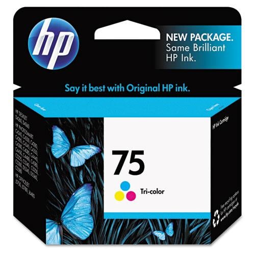 Hew  Br Officejet J5740 - 1- Number 75 Sd Tricolor Ink - HP CB337WN