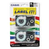 Picture of Casio Cas18We2S Casio Br Kl780 18Mm Tape - 2-Black-White 3-4 In.