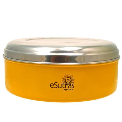 Picture of eSutras Organics 272803 Large Canister - cookie Tin - Green
