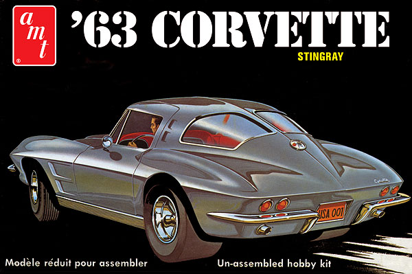 Picture of  AMT861 AMT - 1963 Chevy Corvette Plastic Model Kit