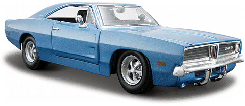 Picture of  MAI31256MBL MAISTO - 1969 Dodge Charger R-T