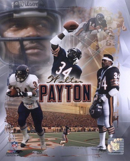 Picture of Photofile PFSAAFY01701 Walter Payton &apos;&apos;Legends&apos;&apos; Composite Sports Photo - 8 x 10