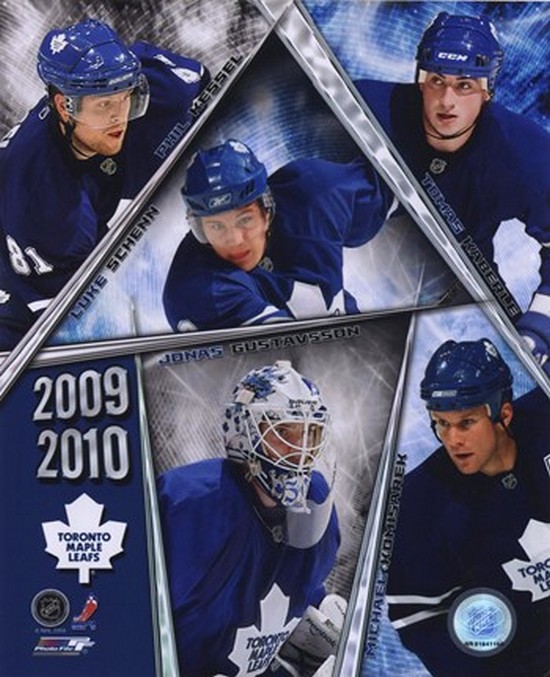 Picture of Photofile PFSAALY08001 2009-10 Toronto Maple Leafs Team Composite Sports Photo - 8 x 10