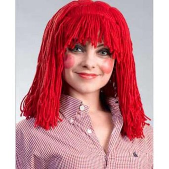 Picture of Alicia International 00136 RED RAGGEDY CLEO Wig
