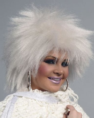 Picture of Alicia International 00033 WHT FRIGHT WIG Wig