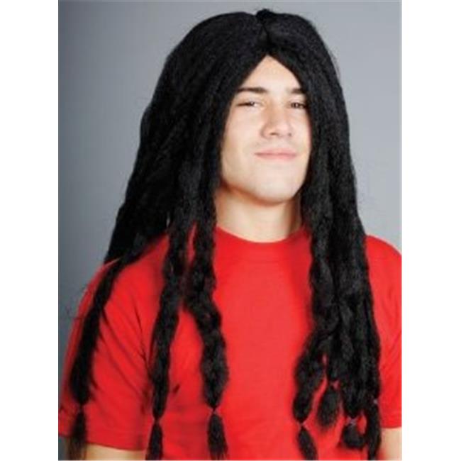 Alicia International 00138 BLK RASTA SURFER Wig