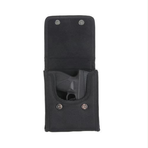 Picture of Black Nylon Vertical Phone Holster with Belt Loop-Clip - Sub Compact 380