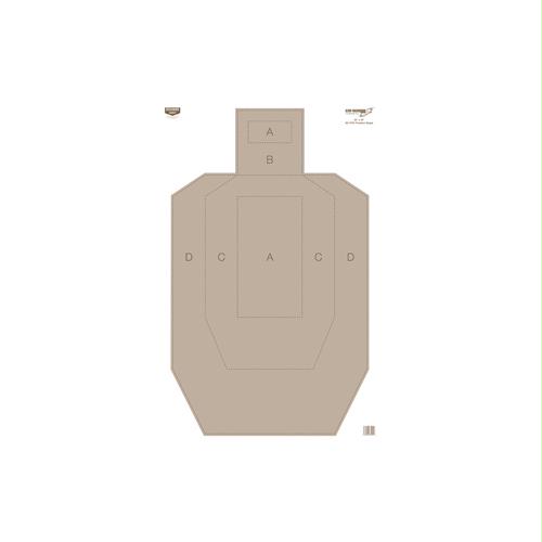 Eze-Scorer IPSC Practice 23 in. x 35 in. - Per 100