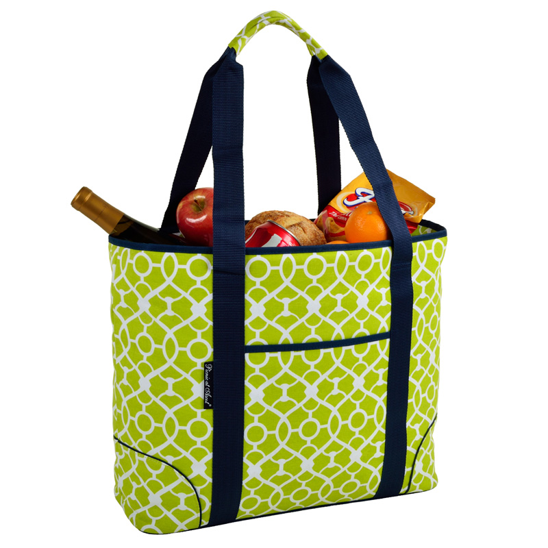 Picture of Picnic at Ascot 421-TG Trellis Green Extra Large Insulated Tote - Trellis Green